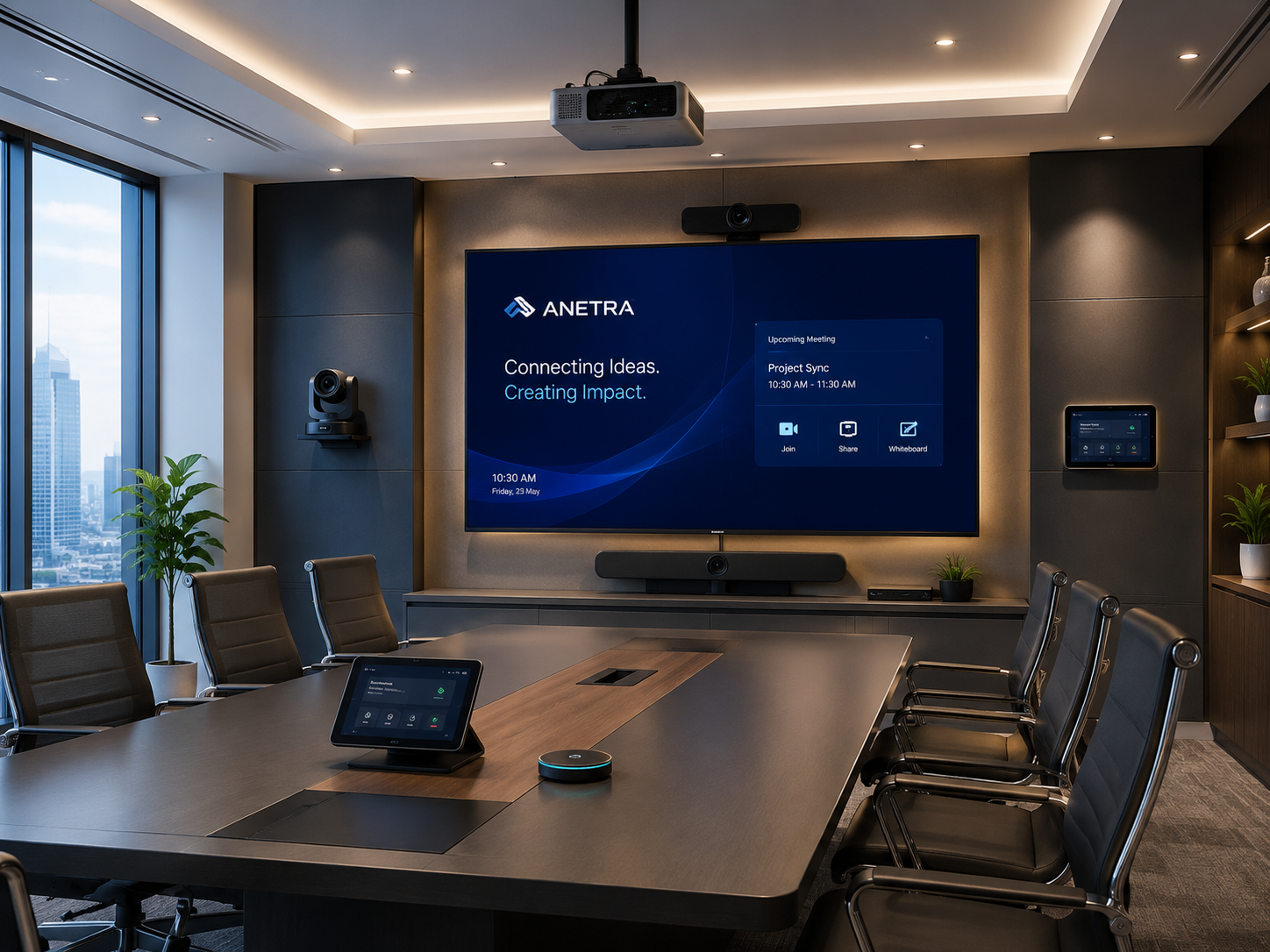 Anetra Infotech AV and conference room solutions