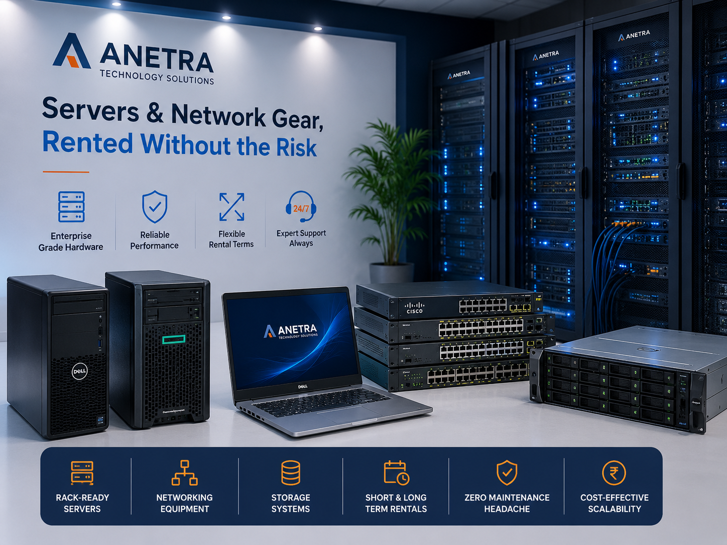 Anetra Infotech end user device rentals