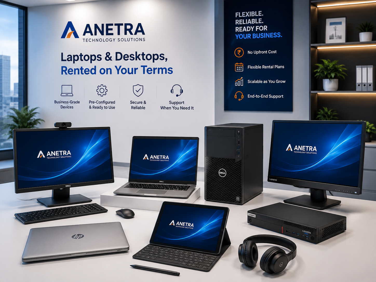 Anetra Infotech end user device rentals