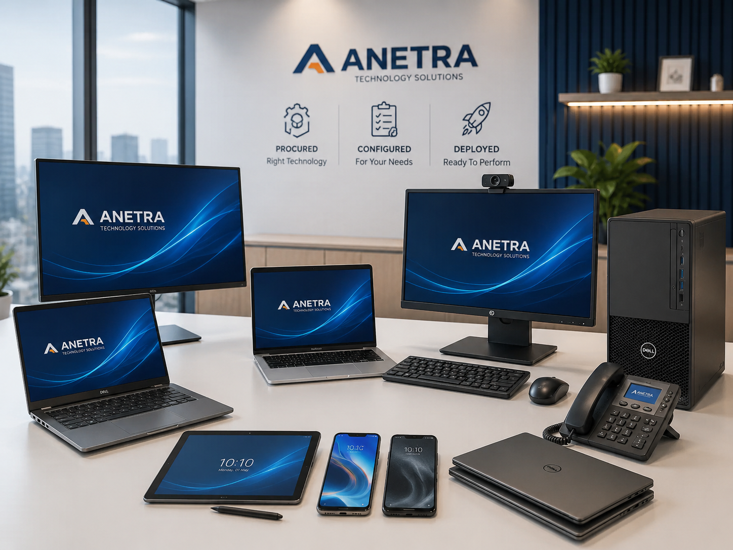 Anetra Infotech end user device procurement and deployment